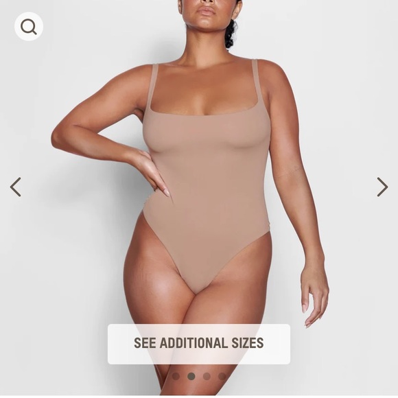 SKIMS Tops - FITS EVERYBODY SQUARE NECK BODYSUIT | SIENNA